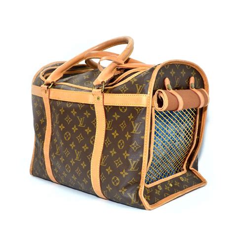 louis vuitton pet carrier fake|louis vuitton leash harness.